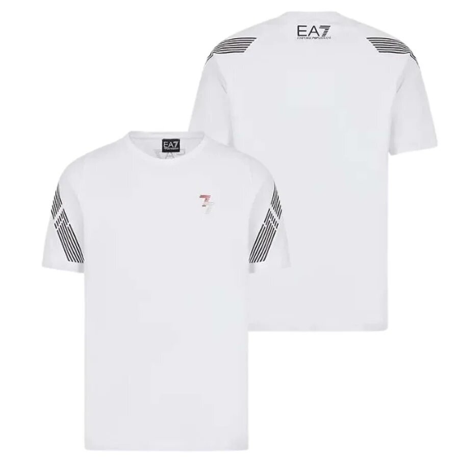EMPORIO ARMANI EA7 t-Shirt Doppio 7 Applicato Uomo | JEK PIT