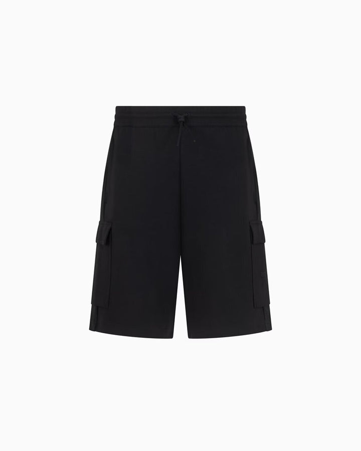 EMPORIO ARMANI EA7  Bermuda Train Athletic Traforata Lat. Uomo |  JEK PIT