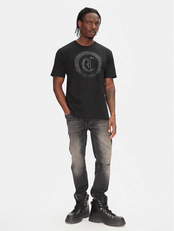 JUST CAVALLI  t-Shirt Logo Round Studs Gr Uomo |  JEK PIT