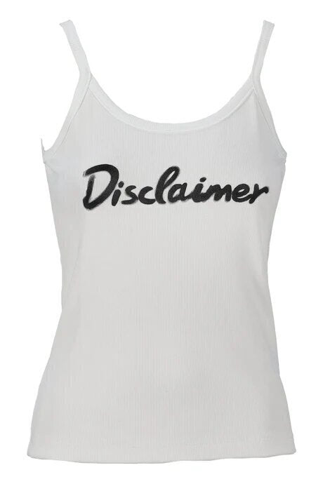 DISCLAIMER  Canotta In Costina Logo Grande Donna |  JEK PIT