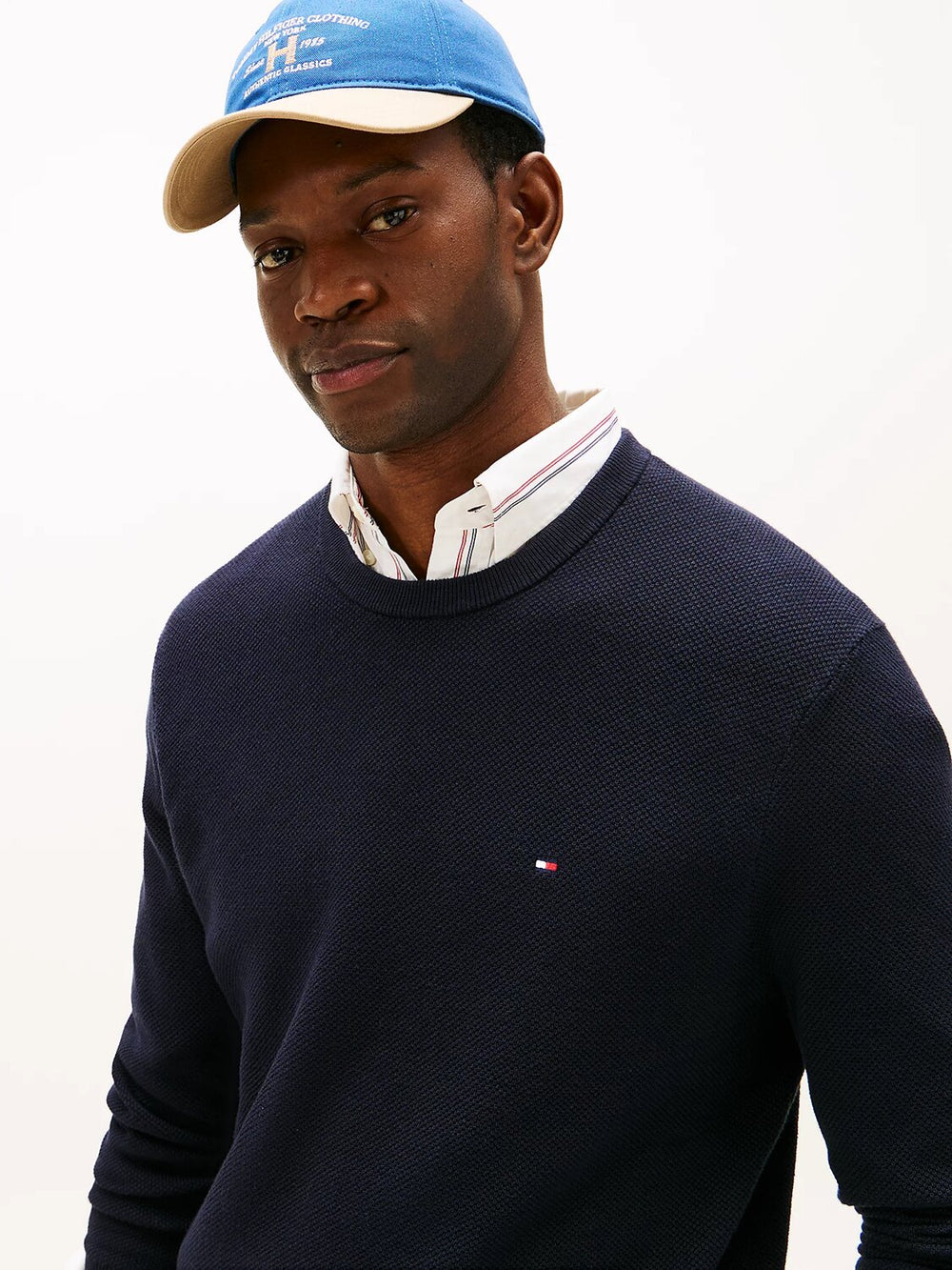 TOMMY HILFIGER  Maglione Girocollo Nido D`ape Uomo |  JEK PIT