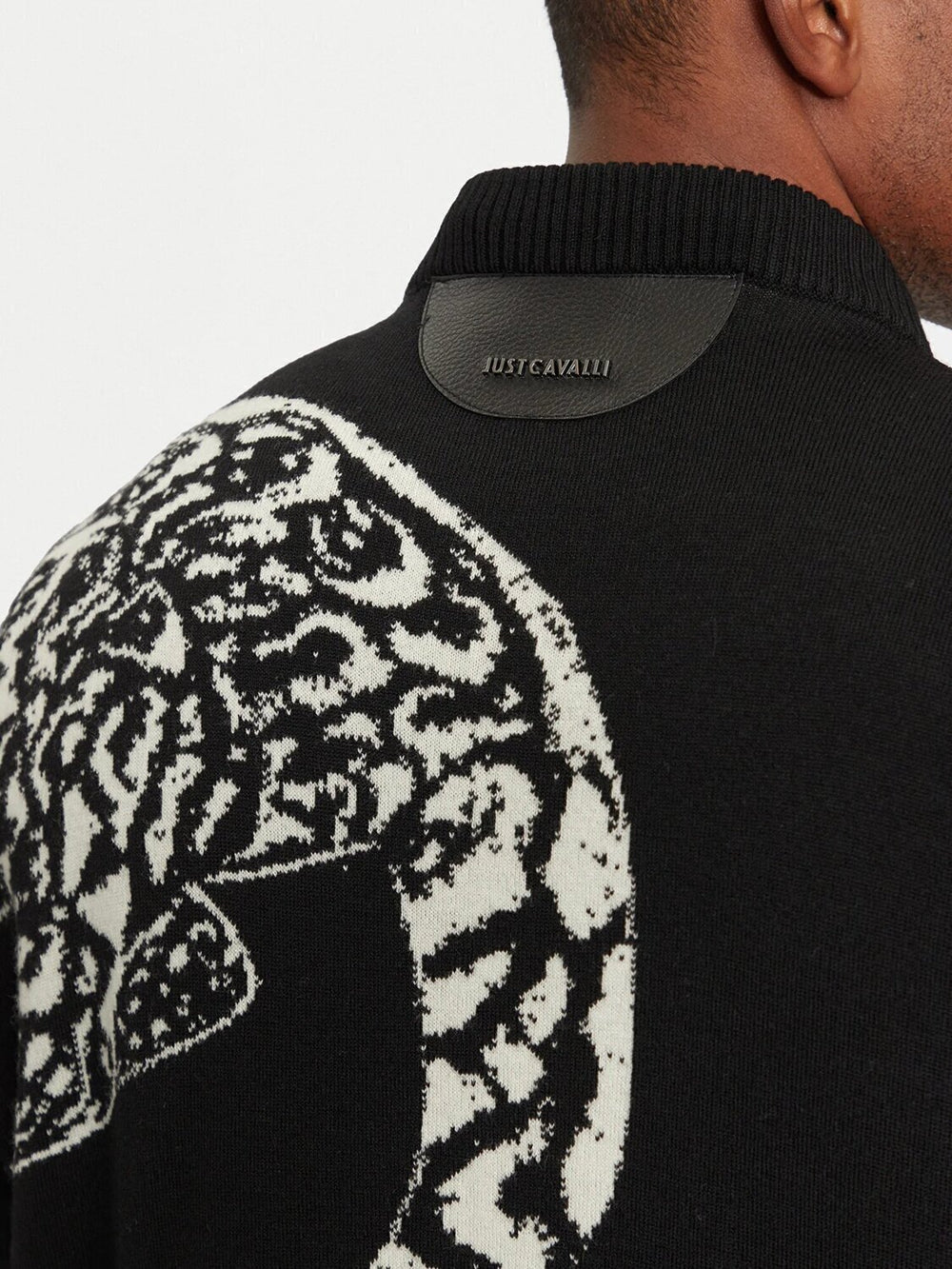 JUST CAVALLI  Maglione Giro Jacq Tiger F12 Uomo |  JEK PIT