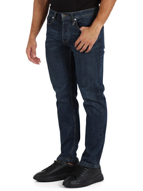Jeans 5 Pockets Riven Slim Fit Uomo - JEK PIT