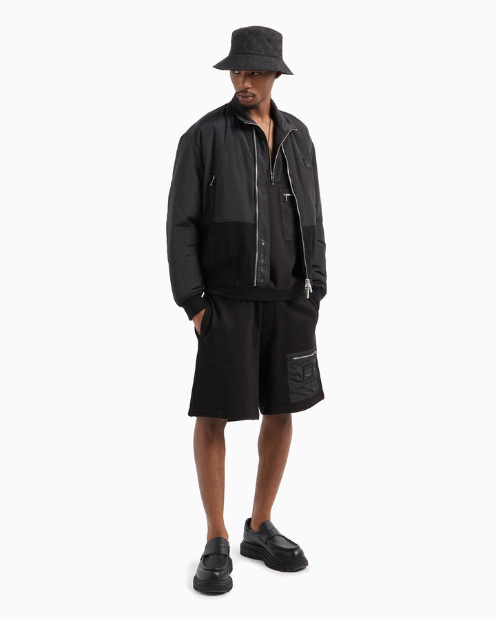 ARMANI EXCHANGE  Giubbino Misto Panno Logo Gomm. Uomo |  JEK PIT