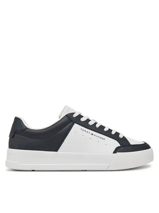 TOMMY HILFIGER  Sneakers Th Court Mix Lth Bicolor Uomo |  JEK PIT