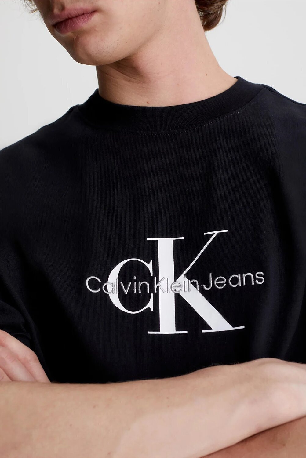 T-Shirt Basic Logo Centrale Uomo - JEK PIT