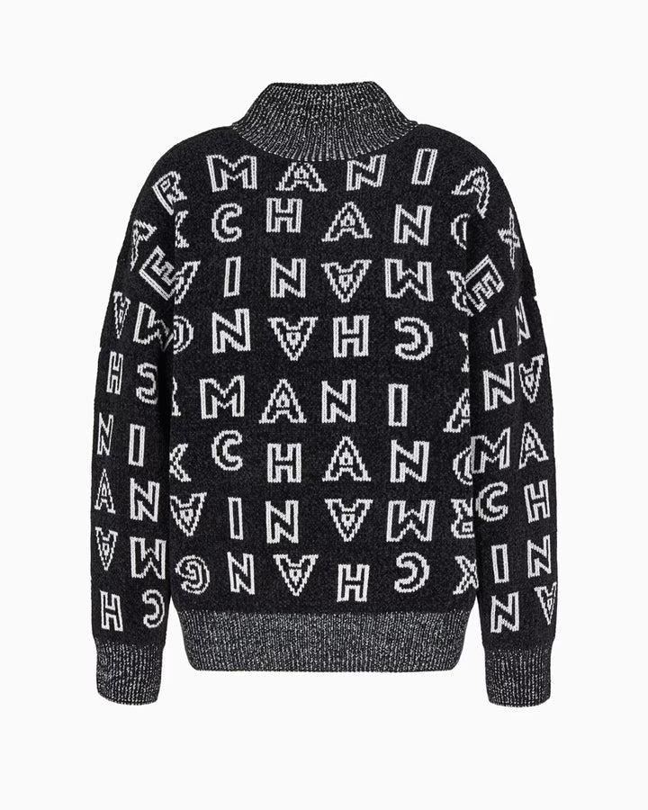 ARMANI EXCHANGE  Maglione Lupetto Logo Allover Donna |  JEK PIT