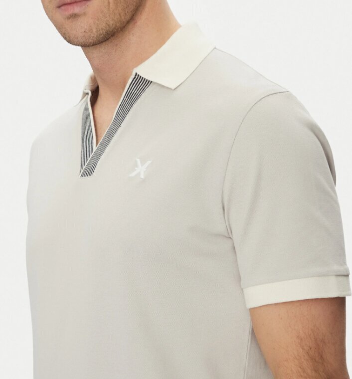 JOHN RICHMOND X  Polo Senza Bottoni Logo Ricamato Uomo |  JEK PIT
