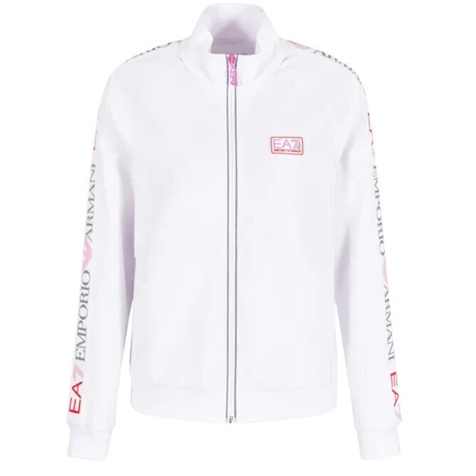 EMPORIO ARMANI EA7  Felpa Ace Fullzip Logo Gomma Donna |  JEK PIT