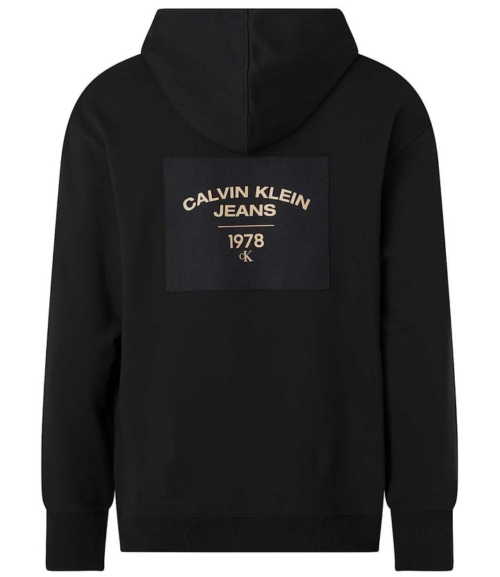 CALVIN KLEIN  Felpa Logo Fronte Retro Cappuccio Uomo |  JEK PIT