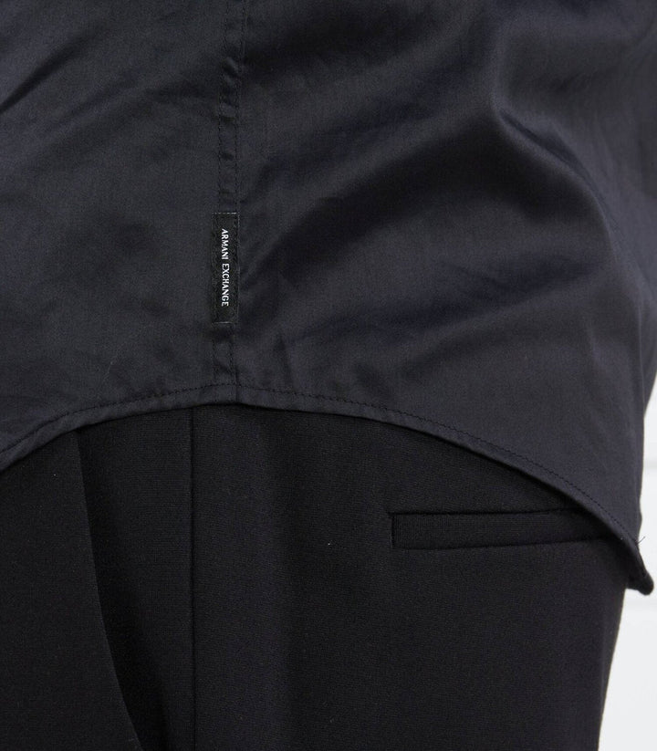 ARMANI EXCHANGE  Camicia Con Collo Coreano Ricamo Uomo |  JEK PIT