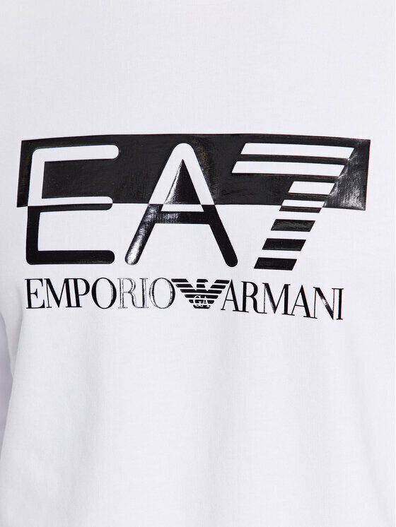 EMPORIO ARMANI EA7  Felpa Giro Stampa Centrale Uomo |  JEK PIT