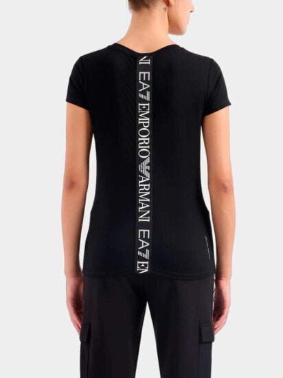 EMPORIO ARMANI EA7  t-Shirt Patch Gomma Centro Donna |  JEK PIT