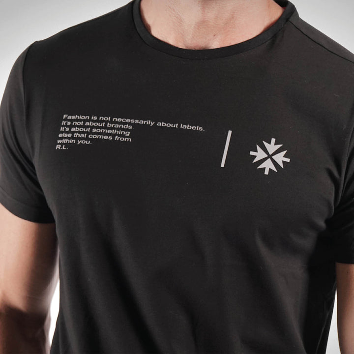 T-Shirt Stampa Centrale Pc E Logo Uomo - JEK PIT