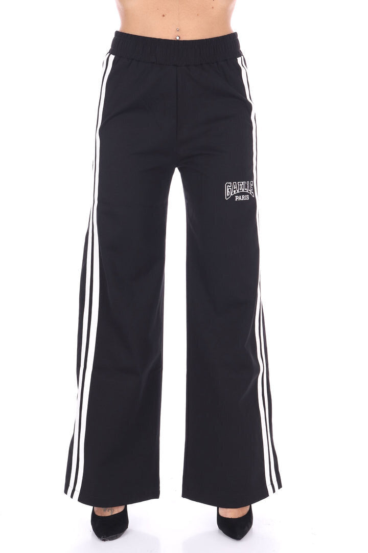 GAELLE  Pantalone In Felpa Palazzo Con Bande Donna |  JEK PIT