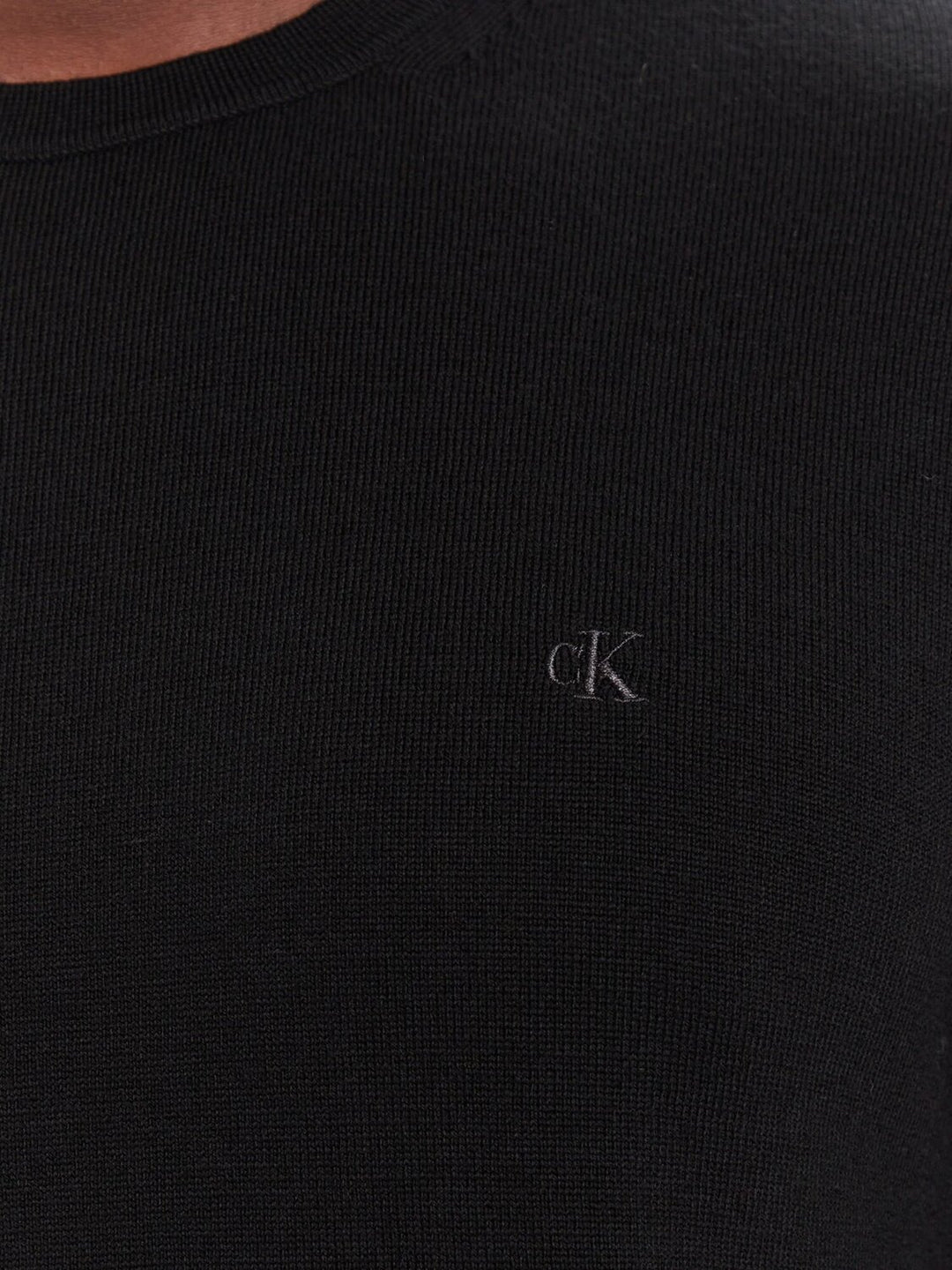 CALVIN KLEIN  Maglione Giro Basic Logo Uomo |  JEK PIT