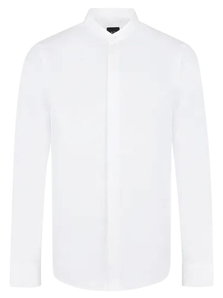 ARMANI EXCHANGE  Camicia Con Collo Coreano Ricamo Uomo |  JEK PIT