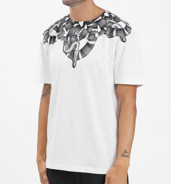 COUNTY OF MILAN - BURLON  t-Shirt Jersey Logo Snake Grande Uomo |  JEK PIT