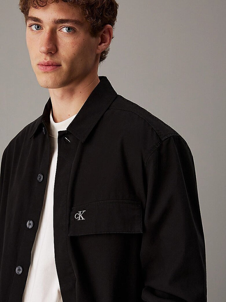Camicia Bott. Nascosti Logo Ricam. Uomo - JEK PIT