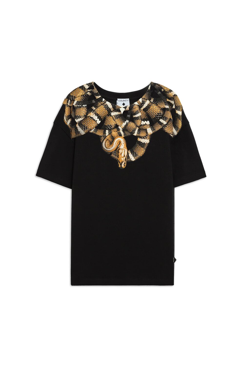 COUNTY OF MILAN - BURLON  t-Shirt Giro Brown Snakes Uomo |  JEK PIT