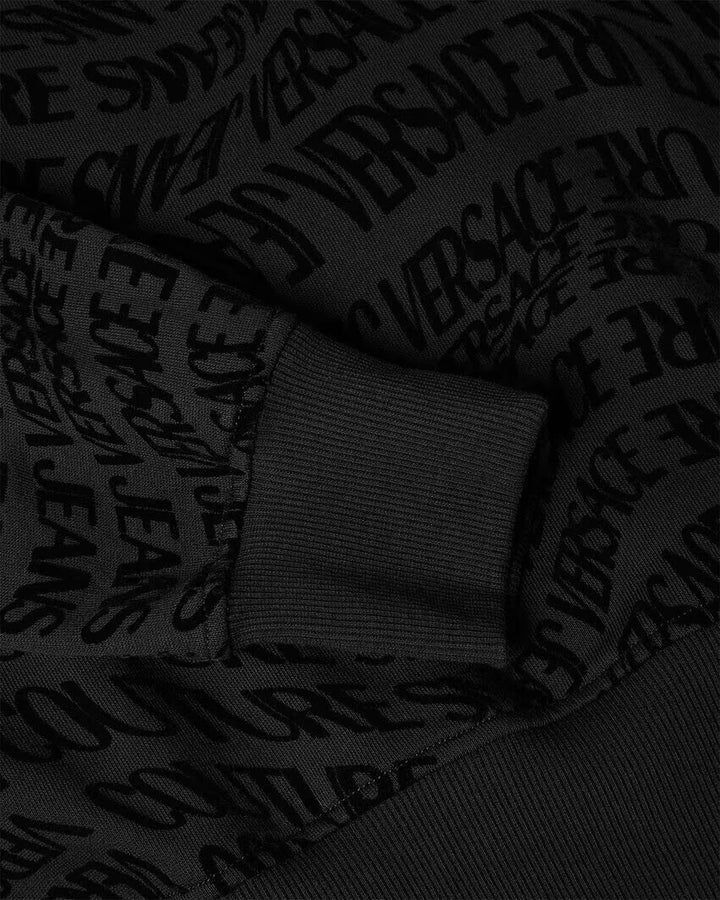 VERSACE JEANS  Felpa Giro Flock Liquify Uomo |  JEK PIT