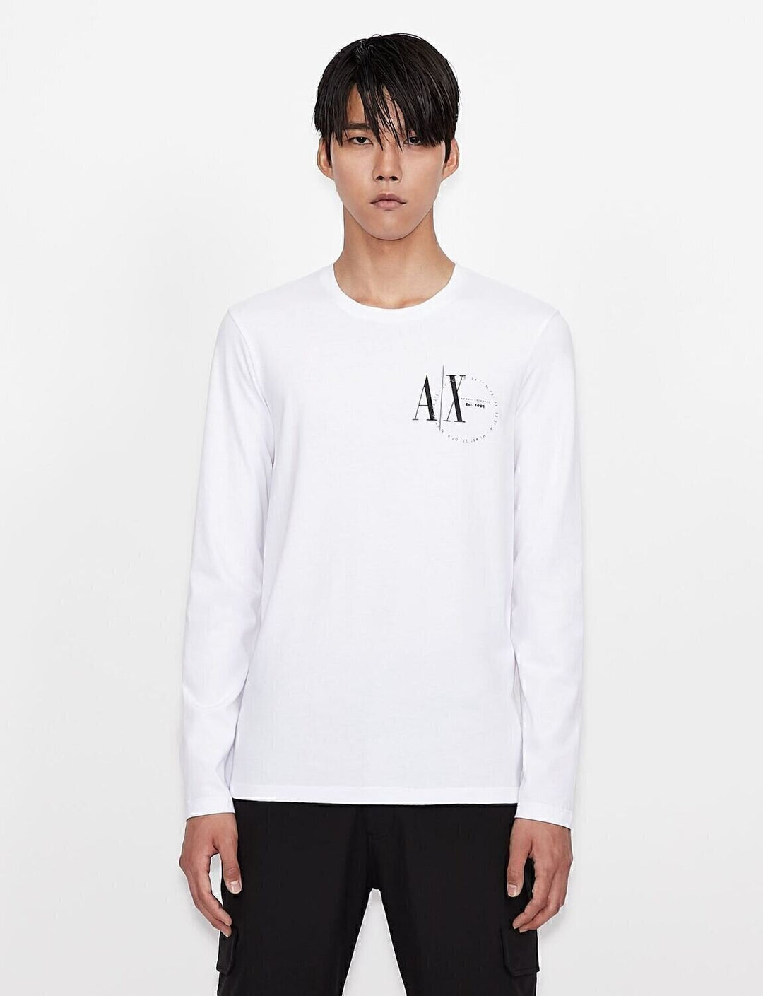 ARMANI EXCHANGE  t-Shirt M.lunga Logo Est.1991 Uomo |  JEK PIT