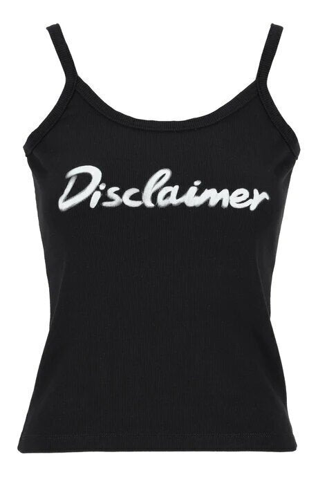 DISCLAIMER  Canotta In Costina Logo Grande Donna |  JEK PIT