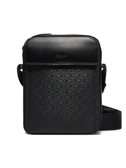 CALVIN KLEIN  Borsello Reporter Mono Logo Allover Uomo |  JEK PIT