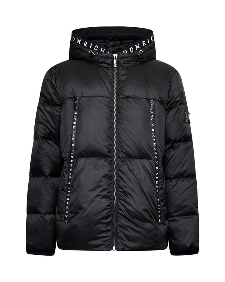 JOHN RICHMOND X  Piumino Con Zip Logate e Cappuccio Uomo |  JEK PIT