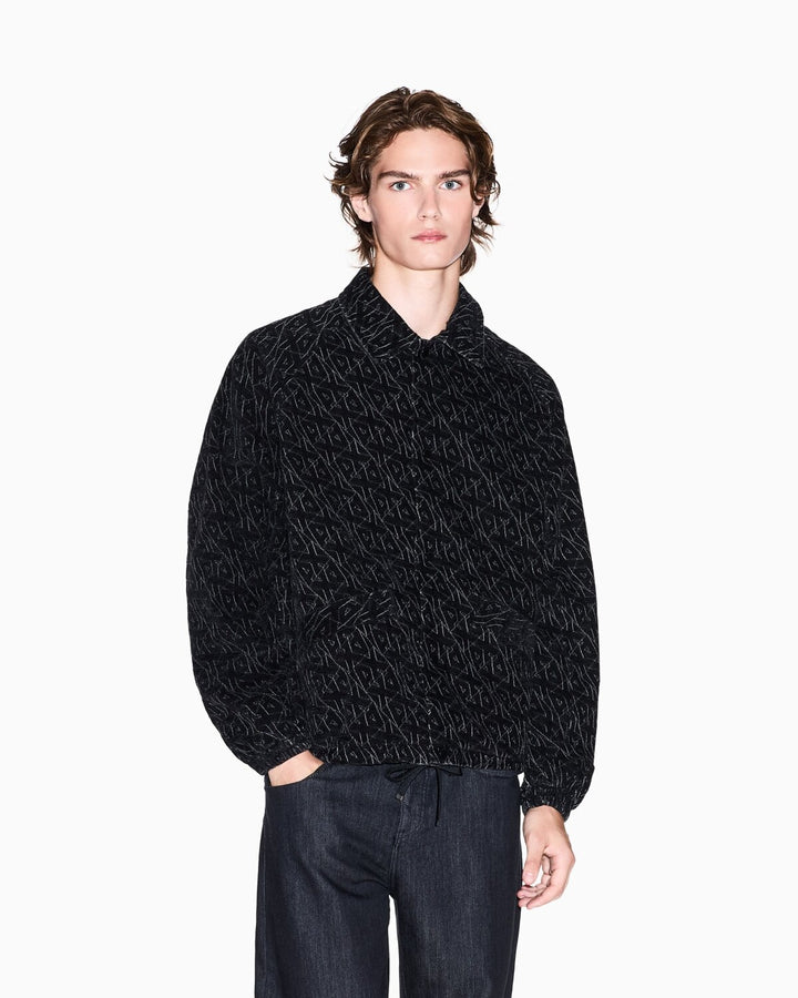 ARMANI EXCHANGE  Giubbino Allover In Ciniglia Uomo |  JEK PIT