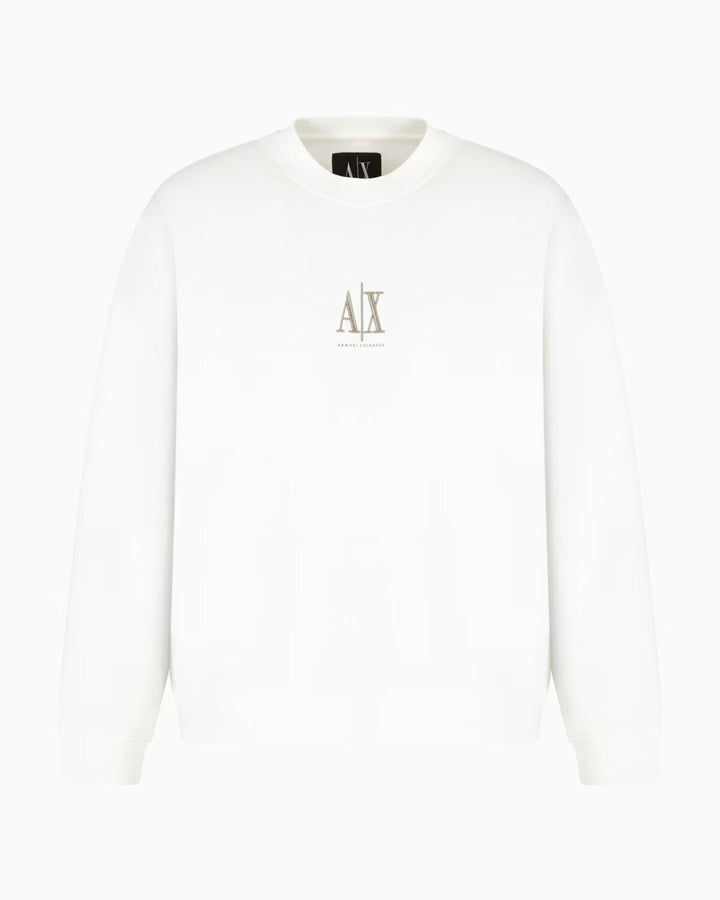 ARMANI EXCHANGE  Felpa Giro Basic Logo Ricamato Gr Uomo |  JEK PIT