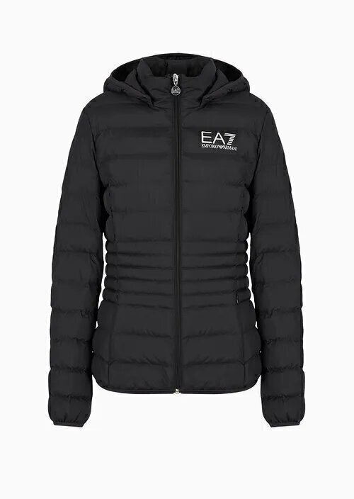 EMPORIO ARMANI EA7  Piumino Capp. Trapuntato Logo Pc Donna |  JEK PIT