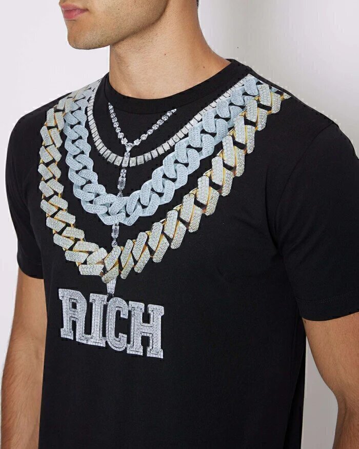JOHN RICHMOND  t-Shirt Stampa Collane Gr Uomo |  JEK PIT