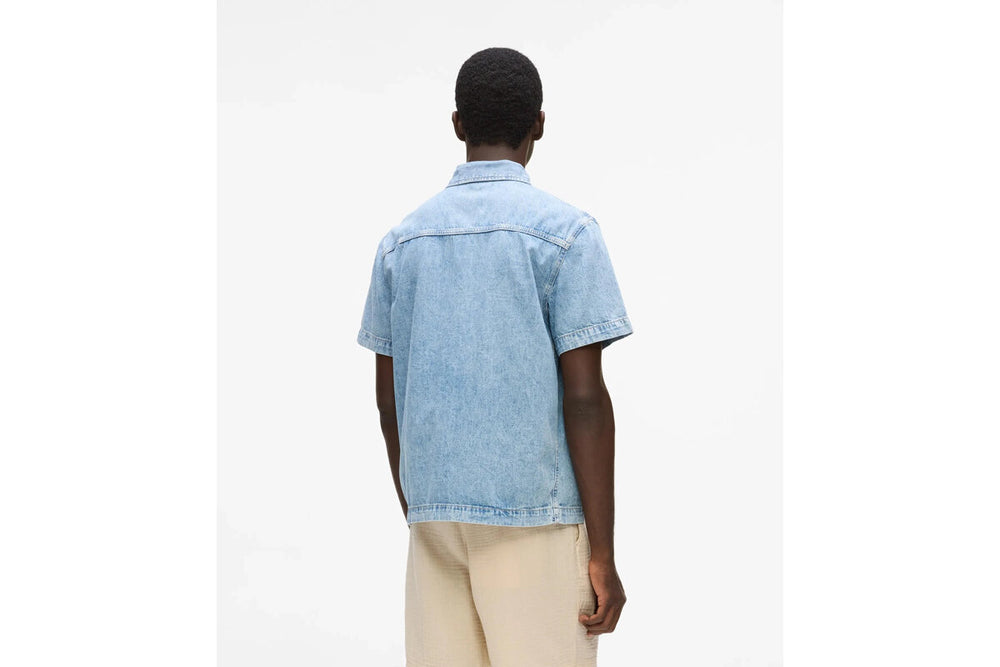 KARL LAGERFELD  Camicia In Jeans Con Logo Sotto Taschino Uomo |  JEK PIT