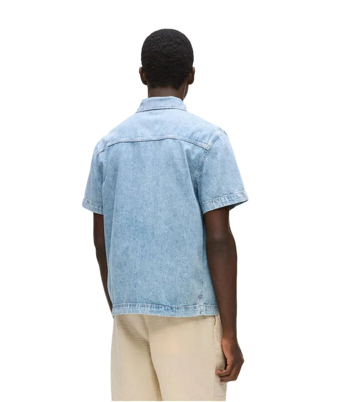 KARL LAGERFELD | Camicia In Jeans Con Logo Sotto Taschino Uomo - Jek Pit