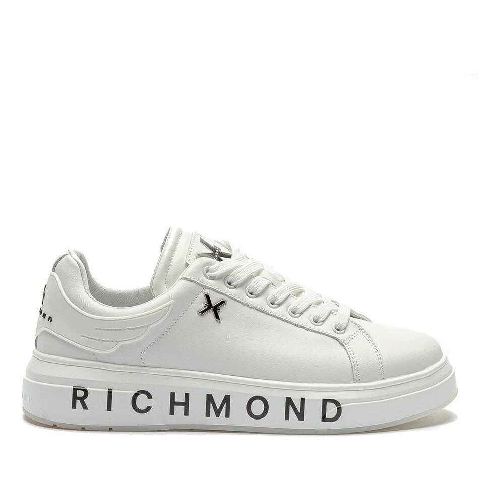 JOHN RICHMOND  Sneakers Con Logo Su Fondo x Silver Uomo |  JEK PIT