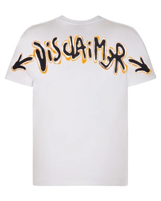 DISCLAIMER  t-Shirt Doppio Logo Fronte-Retro Uomo |  JEK PIT