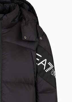 EMPORIO ARMANI EA7  Piumino Capp. Logo Manica Gr Uomo |  JEK PIT