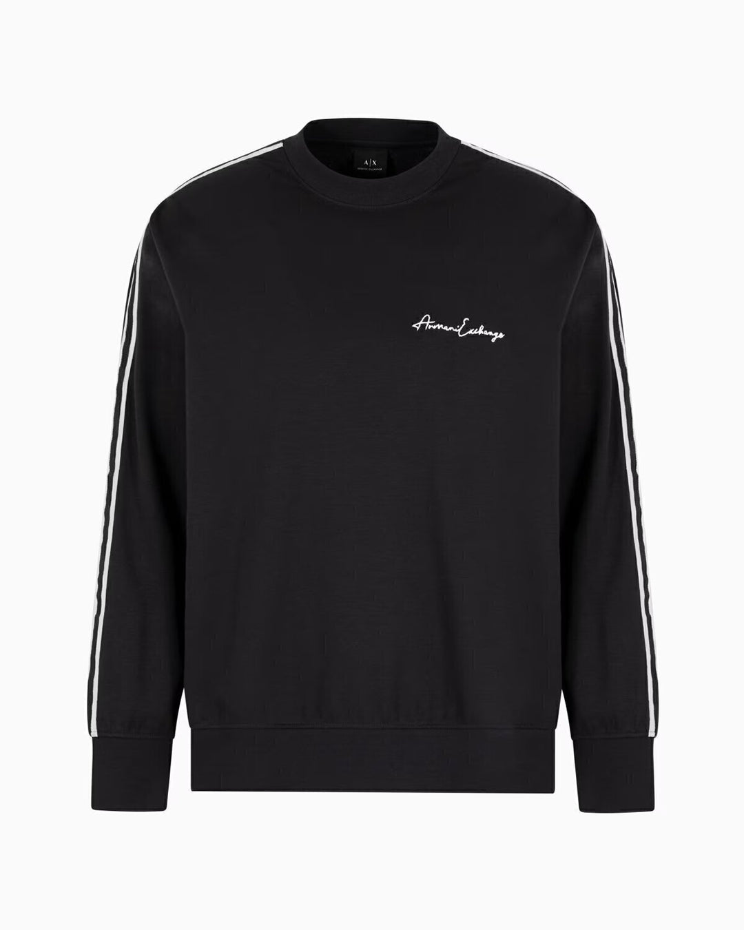 ARMANI EXCHANGE  Felpa Con Banda e Logo Corsivo Uomo |  JEK PIT