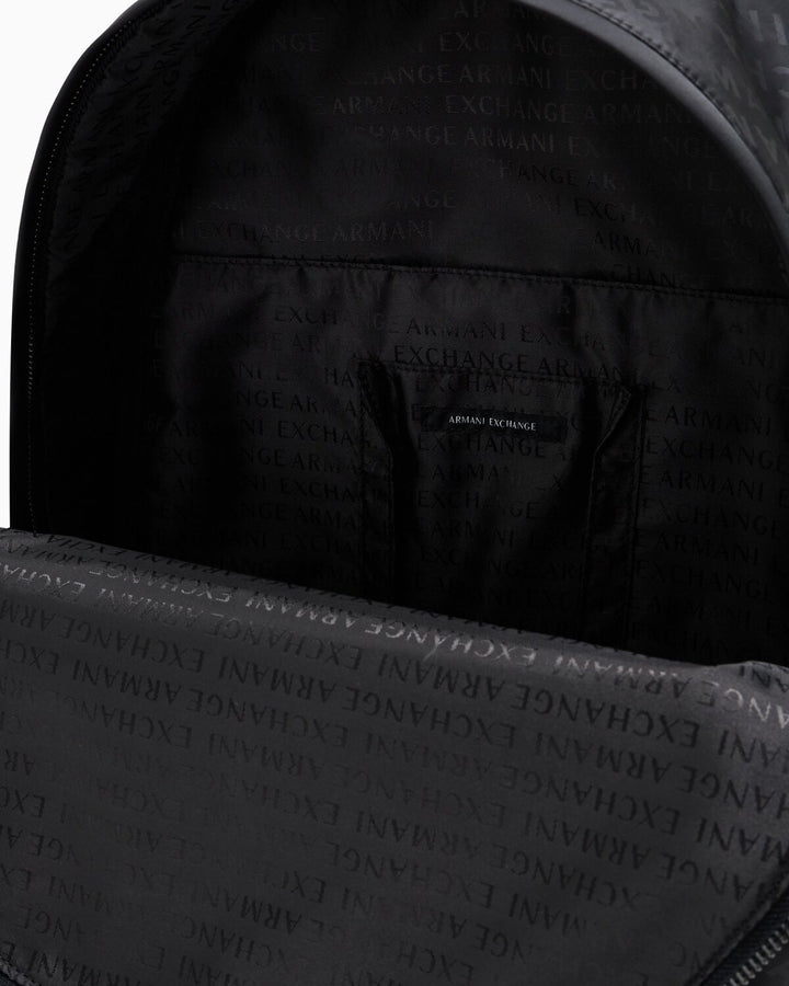ARMANI EXCHANGE  Zaino Logo Allover Diagonale Su Tinta Uomo |  JEK PIT