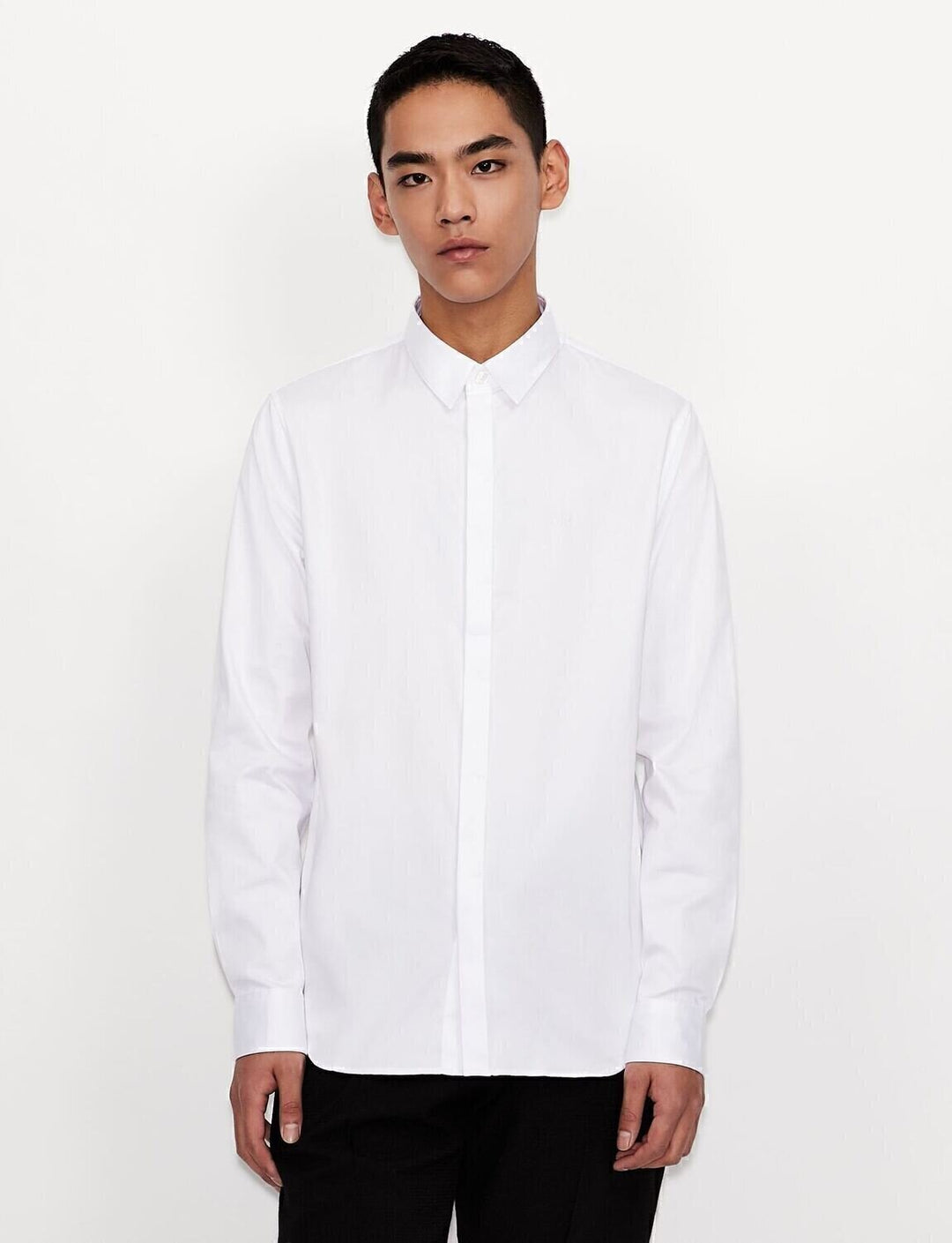 ARMANI EXCHANGE  Camicia Basic Logo Ricamato Uomo |  JEK PIT