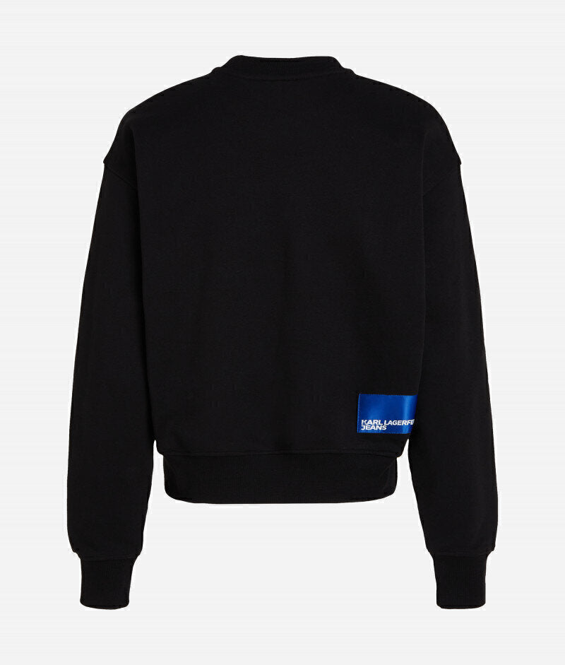 KARL LAGERFELD  Felpa Giro Logo Riquadro Gr Donna |  JEK PIT