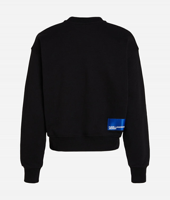 KARL LAGERFELD  Felpa Giro Logo Riquadro Gr Donna |  JEK PIT