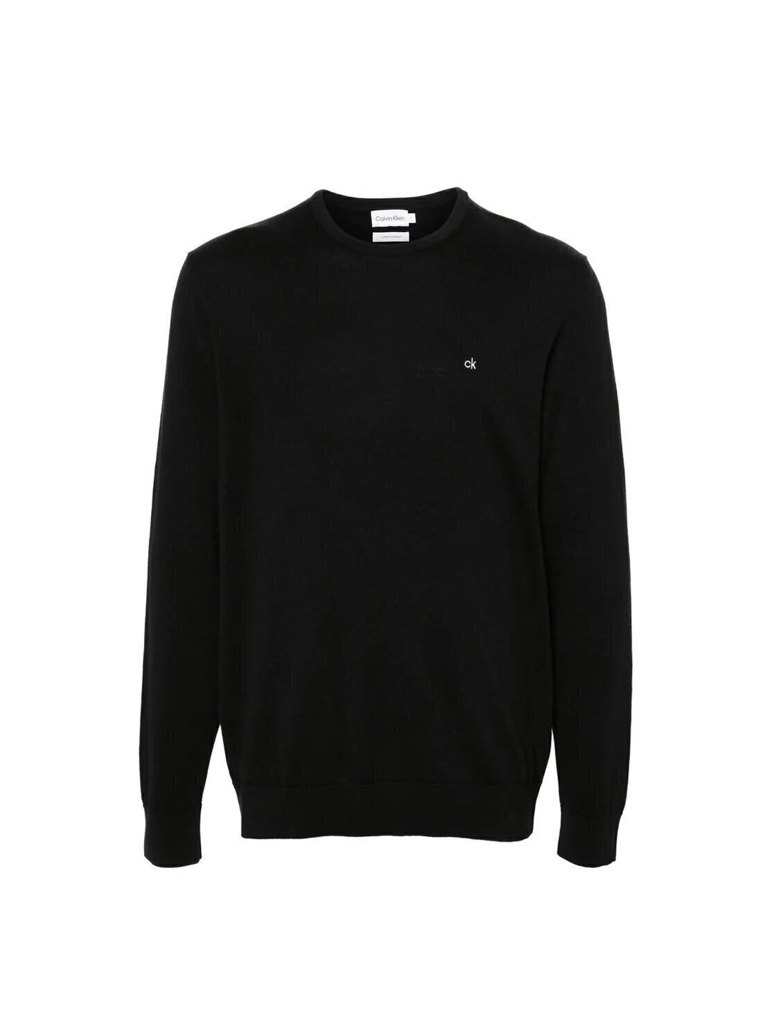 CALVIN KLEIN  Maglione a Giro Basic Cotton Silk Uomo |  JEK PIT