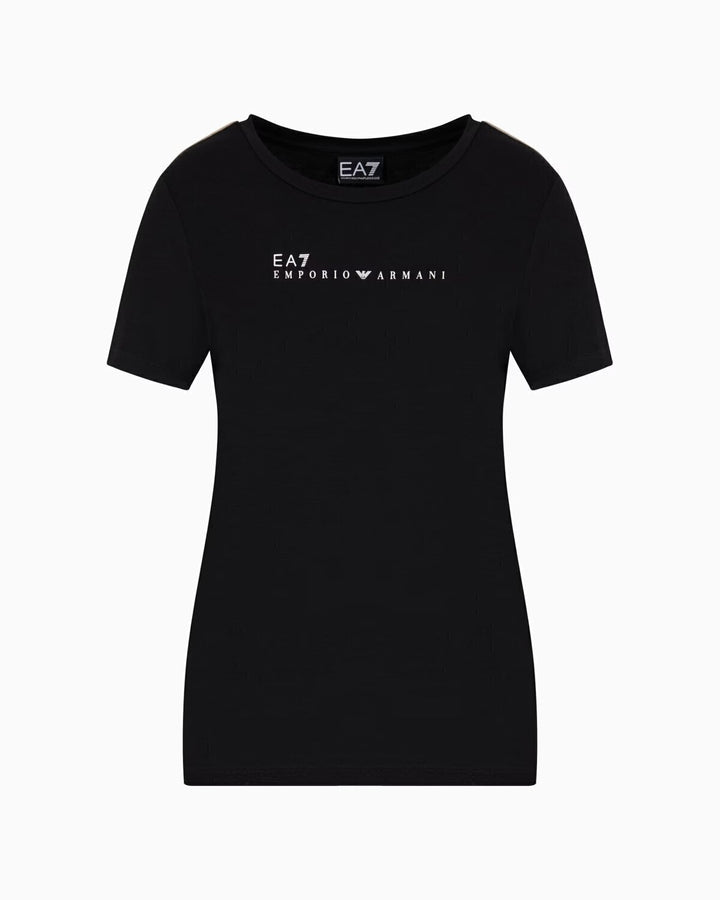 EMPORIO ARMANI EA7  t-Shirt Natural Ventus7 Logo Pc Donna |  JEK PIT