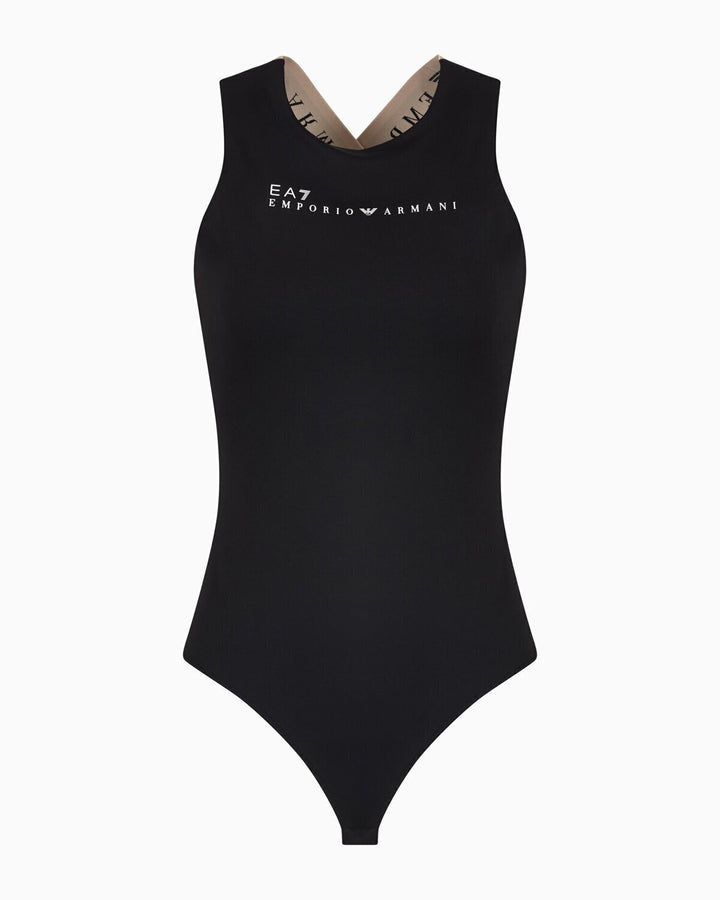 EMPORIO ARMANI EA7  Bodyshirt Logo Fronte e Retro Donna |  JEK PIT
