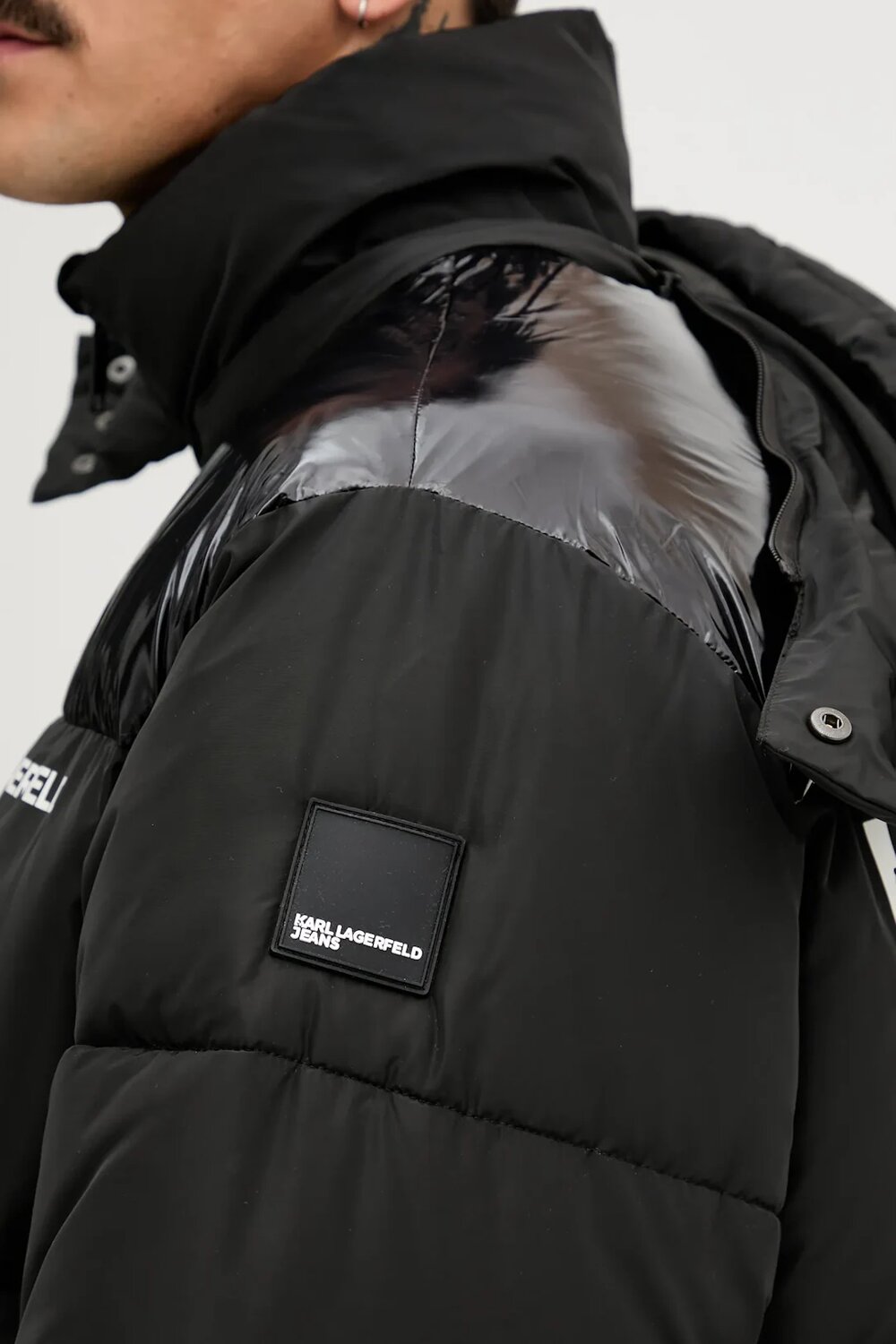 KARL LAGERFELD  Bomber Logo Puffer Uomo |  JEK PIT