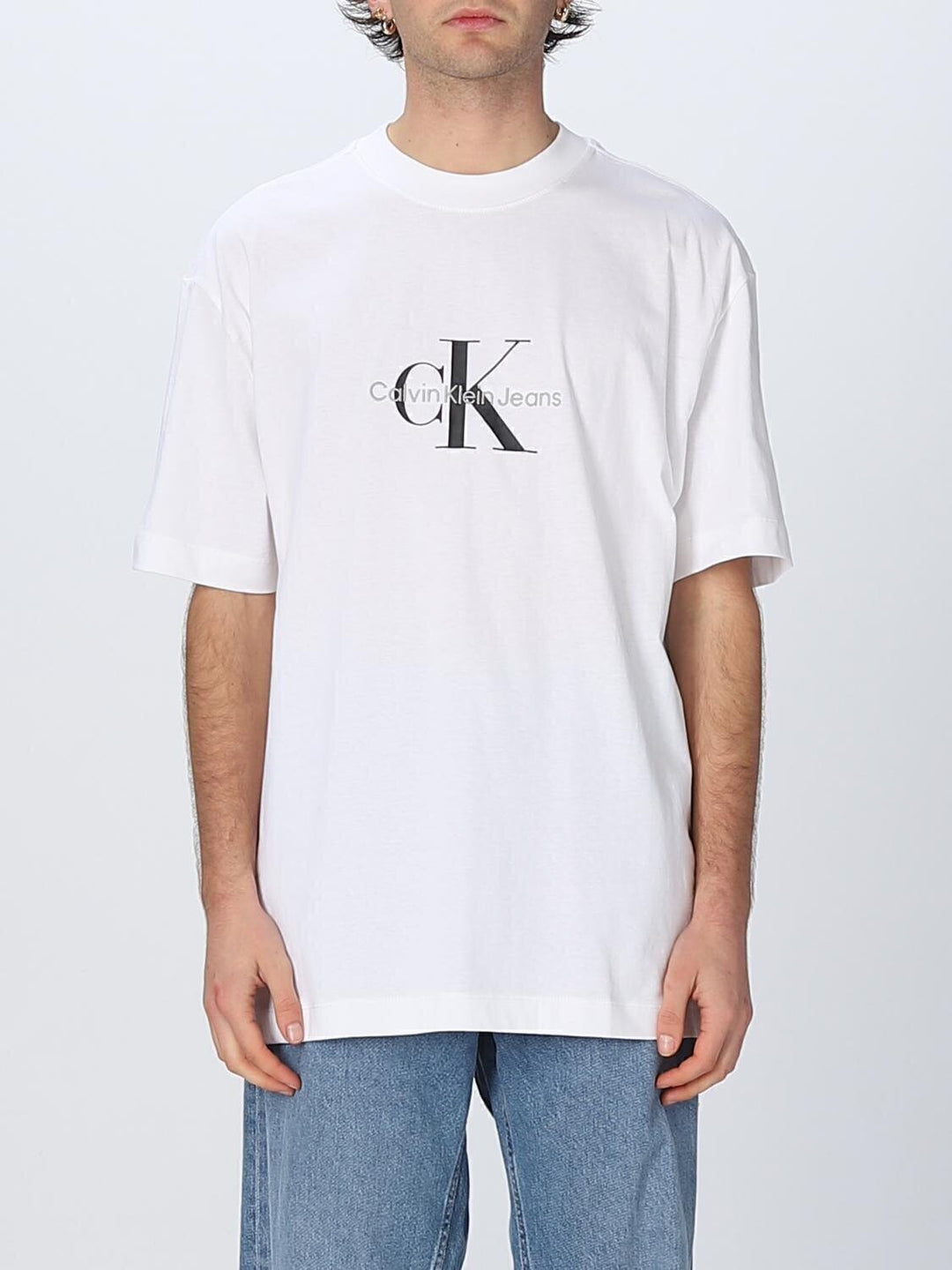 T-Shirt Basic Logo Centrale Uomo - JEK PIT