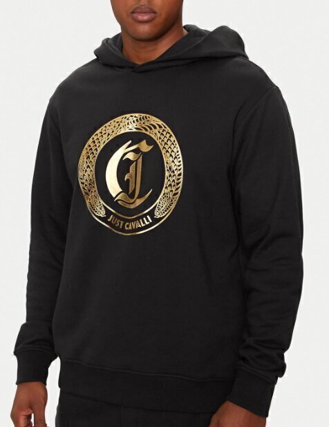 JUST CAVALLI  Felpa Cappuccio Logo Snake Uomo |  JEK PIT