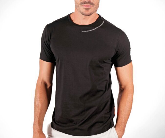 T-Shirt Stampa Collo E Logo Manica Uomo - JEK PIT